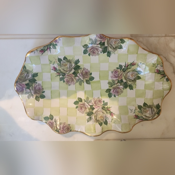 MacKenzie-Childs Other - Mackenzie Childs Sweet Pea Honeymoon Platter